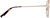 Side view of Round Glasses 3225414 in Gold thumbnail