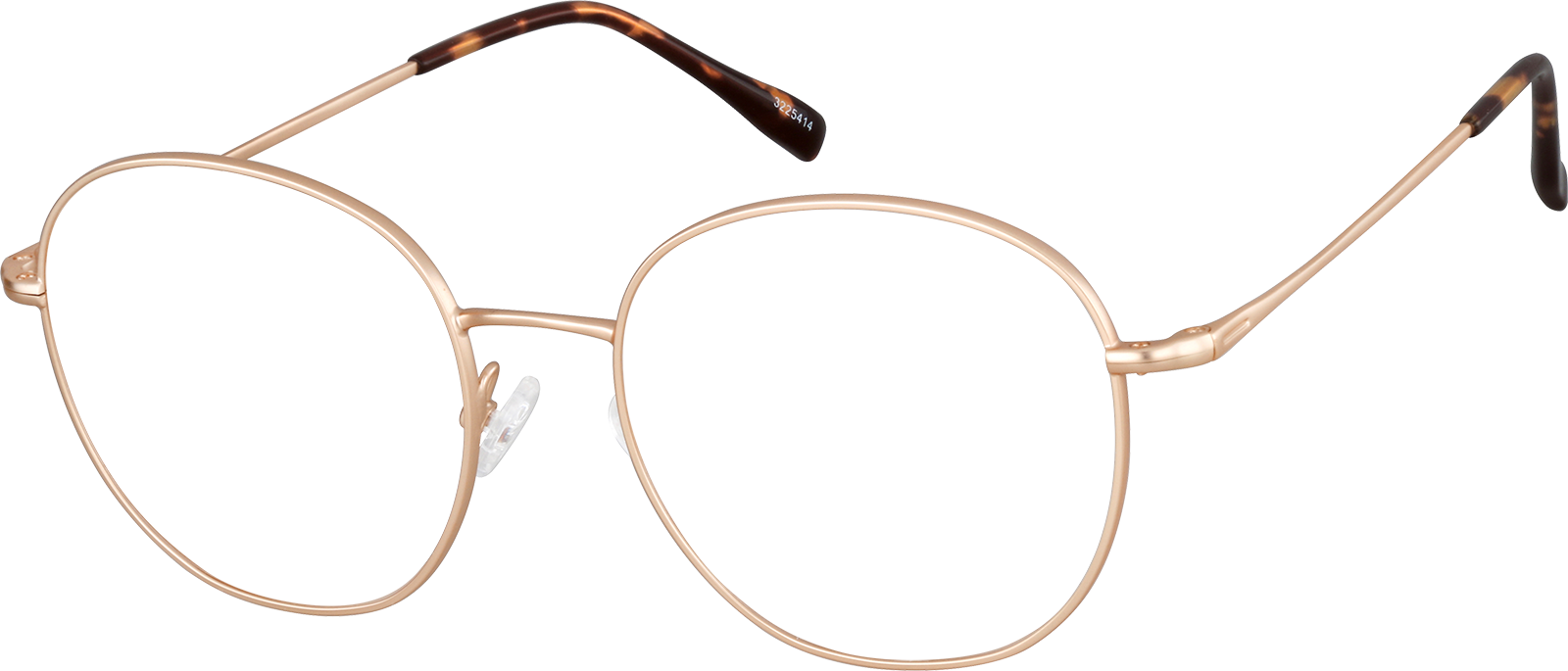 Rose Gold Round Glasses #3225419 | Zenni Optical