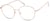 Angle view of Round Glasses 3225419 in Rose Gold thumbnail