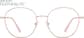 Front view of Round Glasses 3225419 in Rose Gold thumbnail