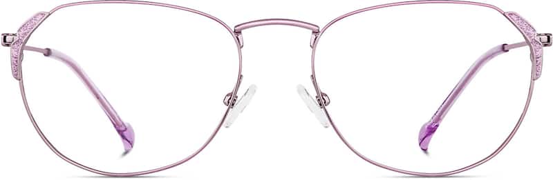 Lavender Oval Glasses