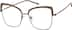 Cat-Eye Glasses 3225815 in Brown