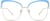 Front view of Cat-Eye Glasses 3225816 in Blue thumbnail