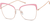 Angle view of Cat-Eye Glasses 3225819 in Pink thumbnail