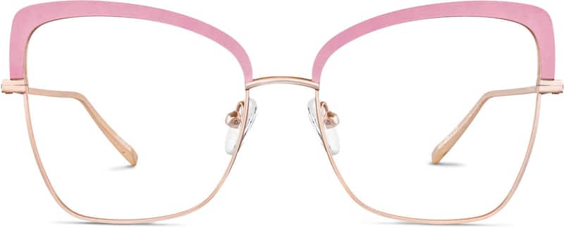 Pink Cat-Eye Glasses