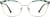 Front view of Cat-Eye Glasses 3225914 in Gold thumbnail