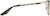 Side view of Cat-Eye Glasses 3225914 in Gold thumbnail