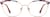 Front view of Cat-Eye Glasses 3225919 in Rose Gold thumbnail