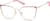 Angle view of Cat-Eye Glasses 3226118 in Pink thumbnail