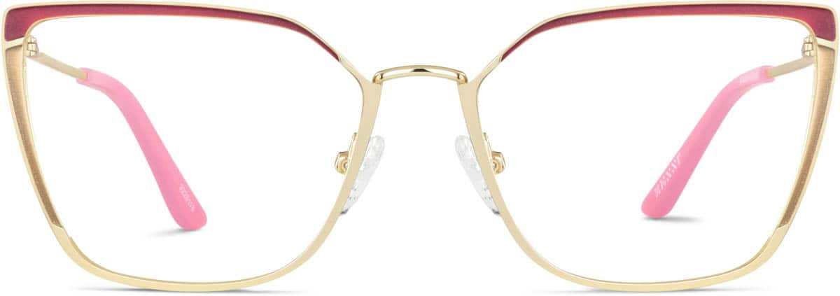 Front view of Cat-Eye Glasses 3226118 in Pink