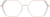 Front view of Geometric Glasses 3226319 in Opal thumbnail