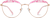 Front view of Round Glasses 3226419 in Pink/Rose Gold thumbnail