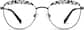 Front view of Round Glasses 3226421 in Black/Dark Gray thumbnail