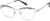 Angle view of Cat-Eye Glasses 3226524 in Green/ Gold thumbnail