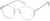 Angle view of Round Glasses 3226611 in Silver thumbnail