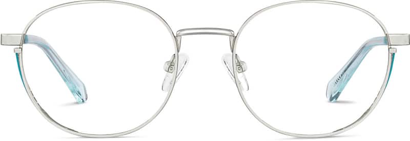 Silver  Round Glasses