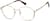 Angle view of Round Glasses 3226614 in Gold thumbnail