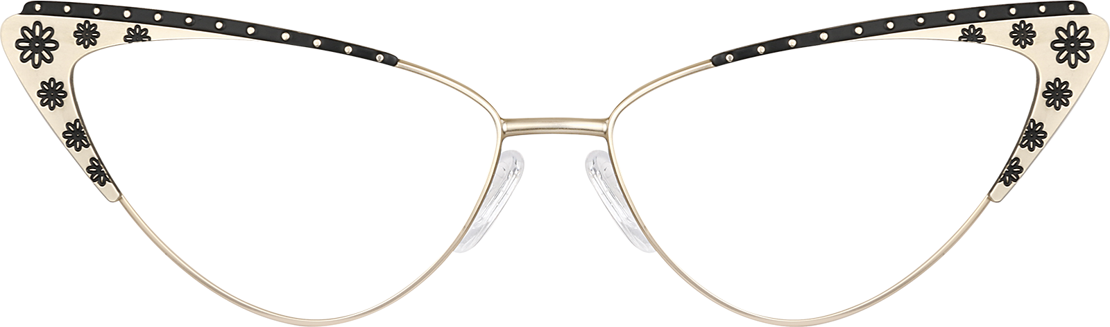 F②TOMICALIMITED VINTAGENEOF355berlinetta Antique Gold Cat-Eye Glasses #3226714 | Zenni Optical
