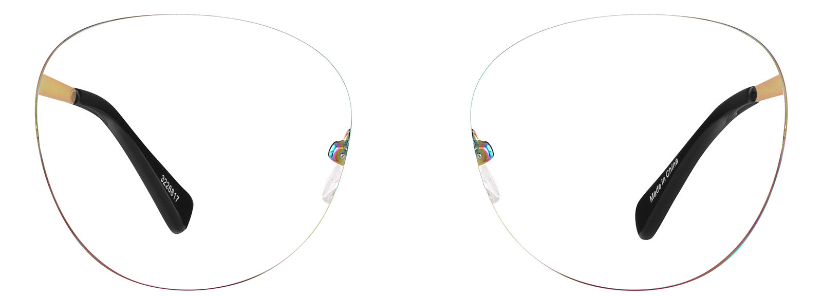 Rainbow Round Glasses #3226829 | Zenni Optical