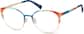 Angle view of Round Glasses 3226829 in Rainbow thumbnail