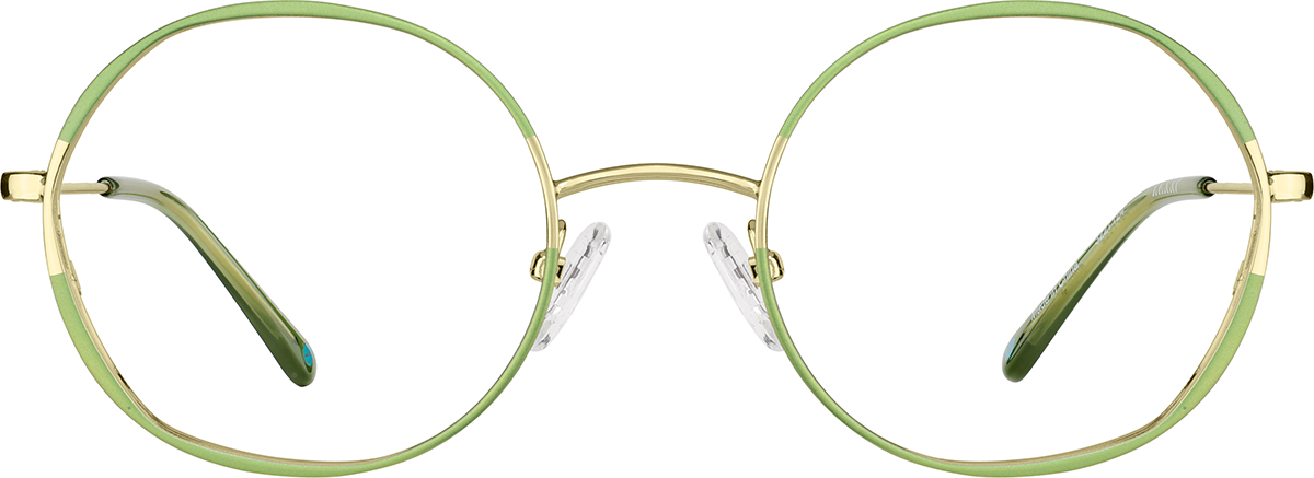 Green Round Glasses