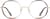 Front view of Round Glasses 3227139 in Floral thumbnail