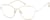 Angle view of Cat-Eye Glasses 3227514 in White/Gold thumbnail