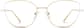 Front view of Cat-Eye Glasses 3227514 in White/Gold thumbnail