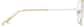 Side view of Cat-Eye Glasses 3227514 in White/Gold thumbnail