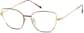 Angle view of Cat-Eye Glasses 3227515 in Tortoiseshell/Gold thumbnail