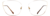 Front view of Cat-Eye Glasses 3227515 in Tortoiseshell/Gold thumbnail