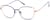 Angle view of Cat-Eye Glasses 3227516 in Blue/Rose Gold thumbnail