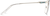 Side view of Square Glasses 3227629 in Rainbow thumbnail