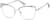 Angle view of Cat-Eye Glasses 3227711 in Silver thumbnail