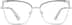 Cat-Eye Glasses 3227711 in Silver