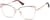 Angle view of Cat-Eye Glasses 3227719 in Rose Gold thumbnail