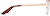 Side view of Cat-Eye Glasses 3227719 in Rose Gold thumbnail