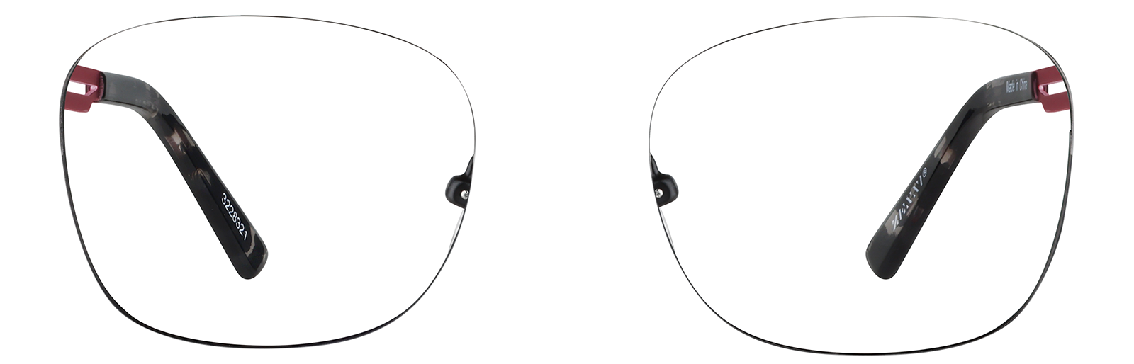 Rainbow Browline Glasses #3228329 | Zenni Optical