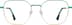 Square Glasses 3228724 in Green