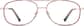 Front view of Aviator Glasses 3228918 in Red thumbnail