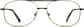 Front view of Aviator Glasses 3228924 in Green thumbnail