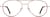 Front view of Aviator Glasses 3229218 in Red thumbnail
