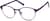 Angle view of Kids' Browline Glasses 3229317 in Purple thumbnail