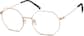 Angle view of Geometric Glasses 3229514 in Rose Gold thumbnail
