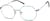 Angle view of Geometric Glasses 3229529 in Multicolor thumbnail