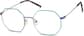 Angle view of Geometric Glasses 3229529 in Multicolor thumbnail