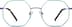 Geometric Glasses 3229529 in Multicolor