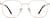 Front view of Square Glasses 3229614 in Rose Gold thumbnail