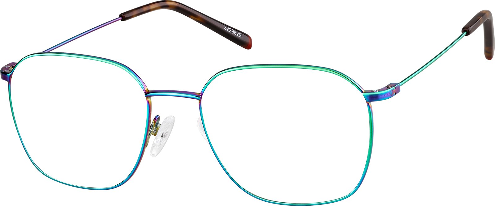 Rose Gold Square Glasses #3229614 | Zenni Optical