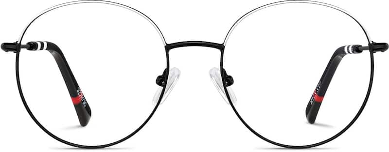 White Round Glasses